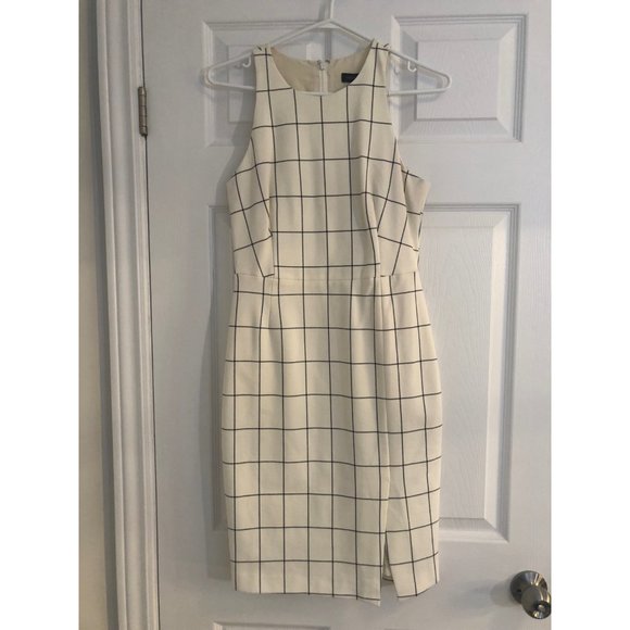 Banana Republic Windowpane Sheath Dress - NWT - Picture 2 of 7